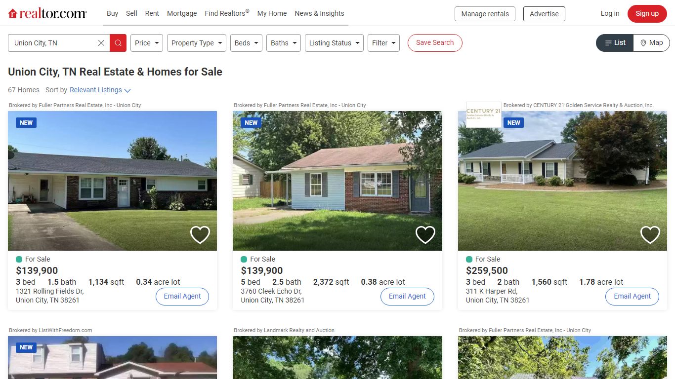 Union City, TN Real Estate & Homes for Sale - realtor.com®
