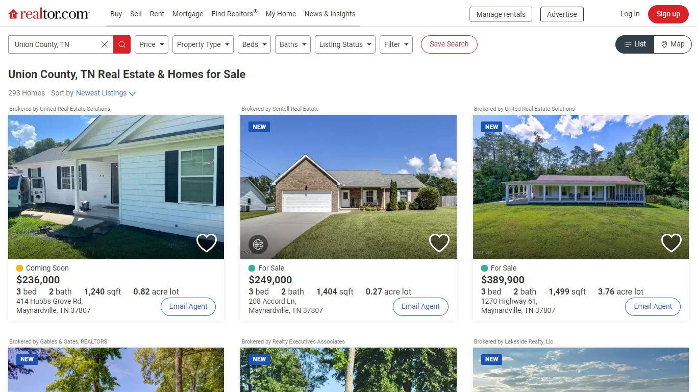 Union County, TN Real Estate & Homes for Sale | realtor.com®